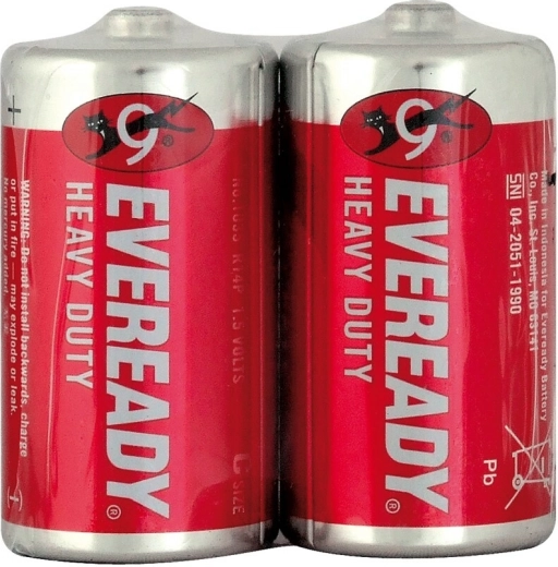 Energizer Eveready Heavy Duty Red batteries C R14 1.5 V, 2 pcs