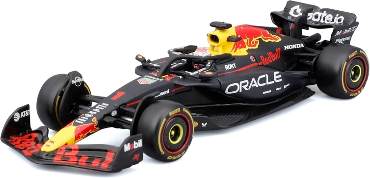 Bburago Formule 1 mudel Oracle Red Bull Racing RB21 2025 Max Verstappen 1:43 dekoratiivses karbis