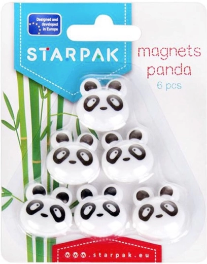 Panda magnetid 6 tk