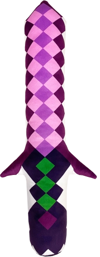 Fluffy Fighterz helendav plüššmõõk Pixel roosa