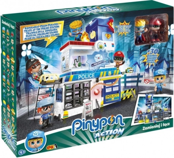 Pinypon Action politseikomissariaat 2 figuuri ja tarvikutega
