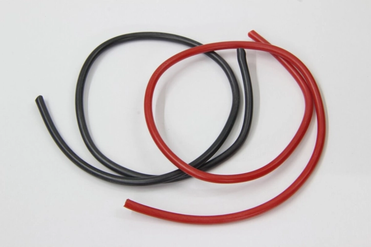 Silikoonjuhtmed 1,5 mm² 1 m punased/mustad
