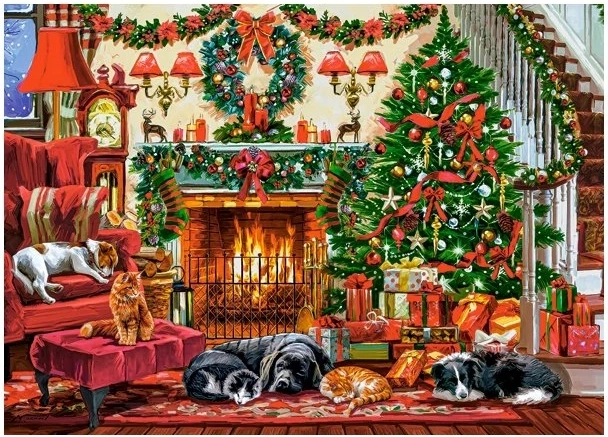 Cozy Fireplace Puzzle 260 Pieces