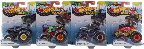 Hot Wheels Monster Trucks Color Shifters – värvi muutev