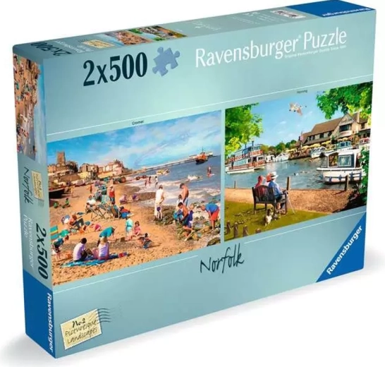 Ravensburger pusle Picturesque Landscapes nr 2: Norfolk 2×500 tükki