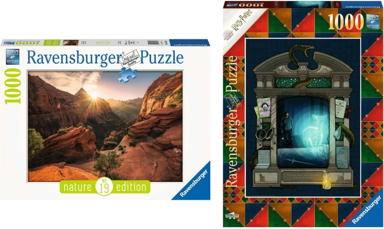 Ravensburgeri pusle, 2 × 1000 tükki SoftClick-tehnoloogiaga