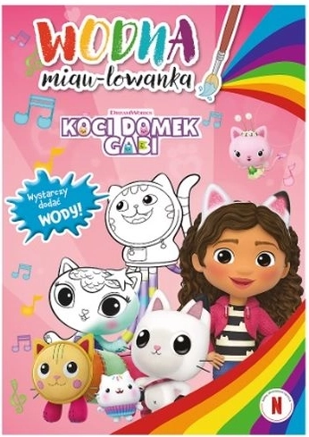 Gábini maagiline majake – veega miau-värviraamat