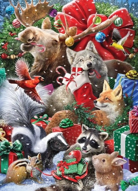 Family Puzzle Festive Friends 350 pieces COBBLE HILL