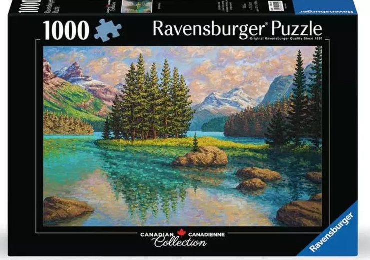 Ravensburgeri pusle Canadian Collection: Maligne’i jõe vaim 1000 tükki