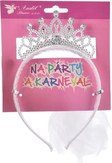 Valge peavõru krooniga ja looriga