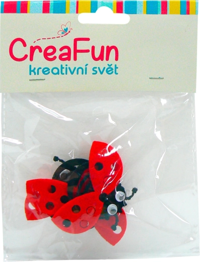 Värvilised lepatriinud lastele, komplekt 4 tk (5,8 × 4 cm)