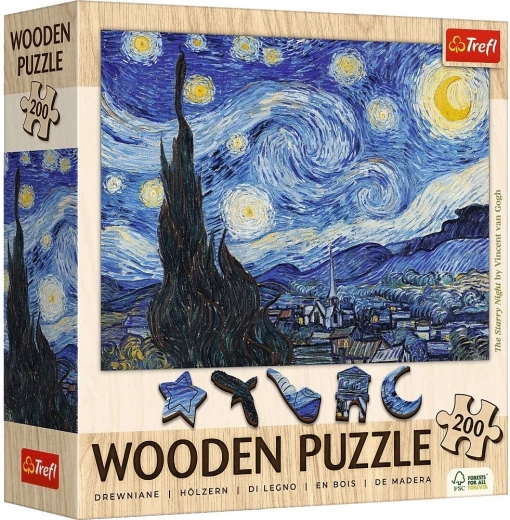 Puust pusle Vincent van Gogh – Tähtede öö, 200 tükki