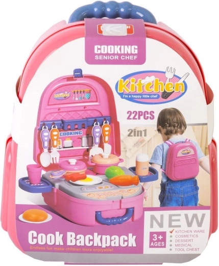 Mini laste köök seljakotis
