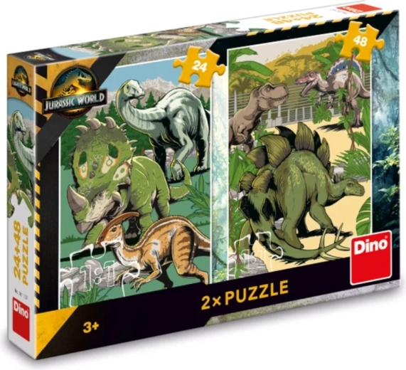 Jurassic World laste pusle 24 ja 48 tükiga