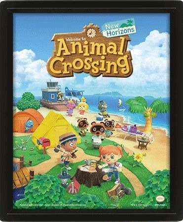3D pilt Animal Crossingu lentikulaarse trükiga