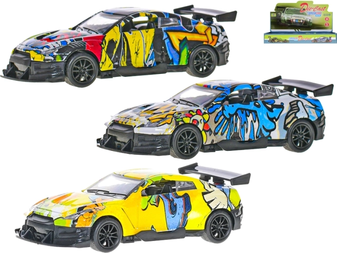 Metallist sportauto mudel 1:36 tagasiveoga