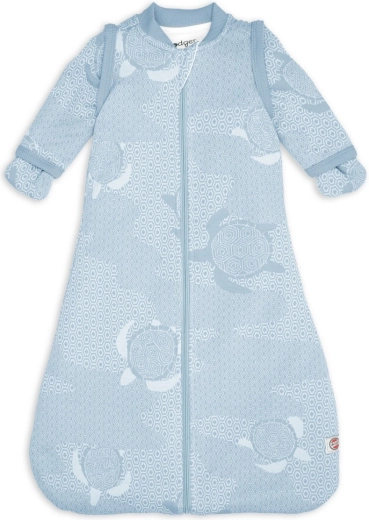Lodger sleeping bag with removable sleeves matcha blue fogg 50/62