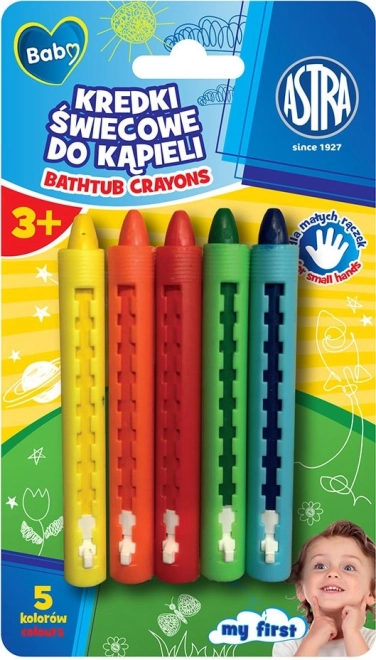 Vannivärvikriidid ASTRA BABY 5 tk