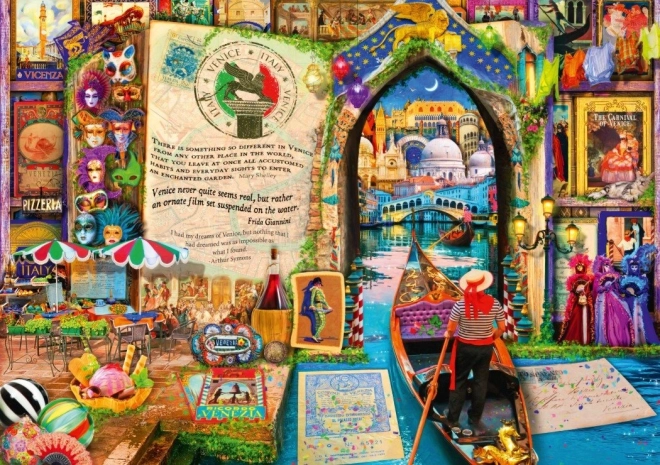 Puzzle Life as an Open Book: Venice 4000 Pieces BLUEBIRD
