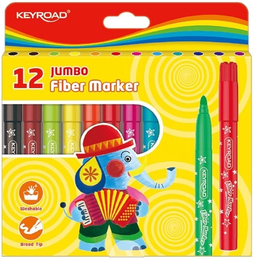 Pestavad vildikad KEYROAD Jumbo, 12 värvi