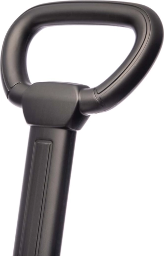 Easy steering thanks to steerable front wheels