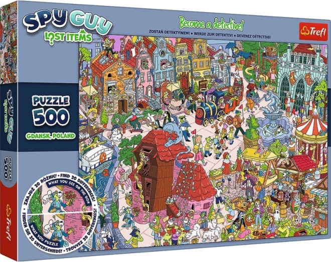 Puzzle 500 pieces Spy Guy Lost Items Gdańsk