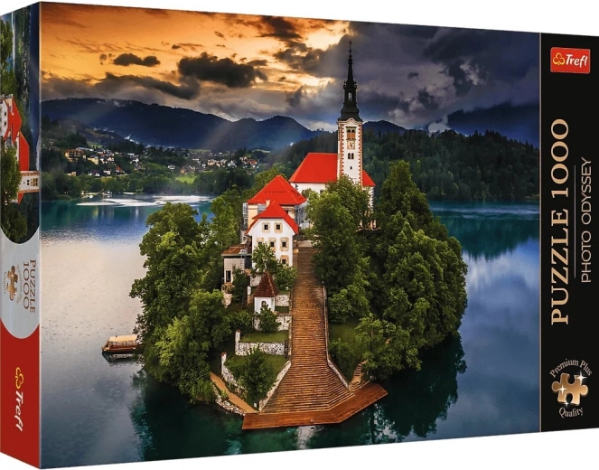 Puzzle TREFL Premium Plus Photo Odyssey – Bledi järv, 1000 tükki