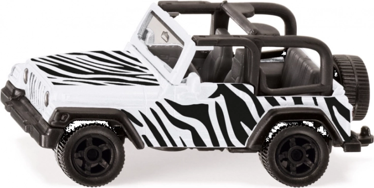 Siku Jeep Wrangler Safari – metallmudel mõõtkavas 1:55 haakeseadmega