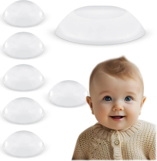 Silicone Wall and Furniture Protectors, 6 pcs