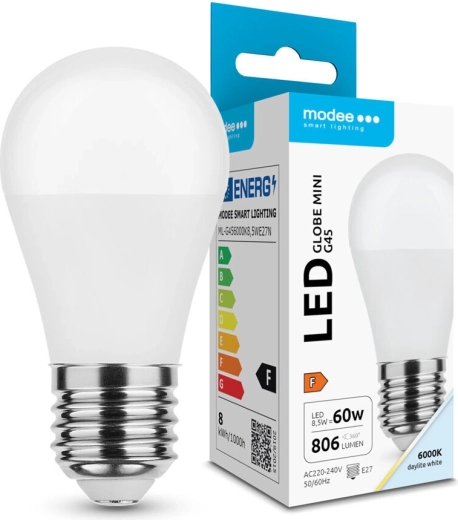 Modee LED-lamp Globe Mini G45 8,5 W E27 806 lm külm valge