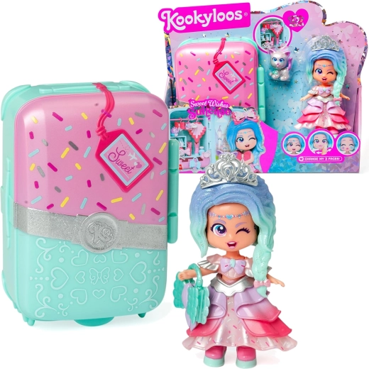 KookyLoos Sweet Wishes suitcase with a doll and accessories