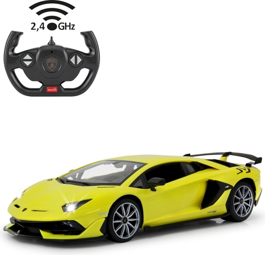Jamara Lamborghini Aventador SVJ RC-auto 1:14 kollane 2,4 GHz