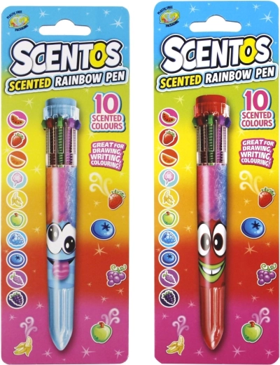 Multicolor scented SCENTOS rainbow pen