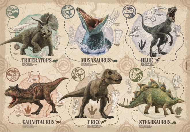 Pusle Jurassic World 104 tükki CLEMENTONI