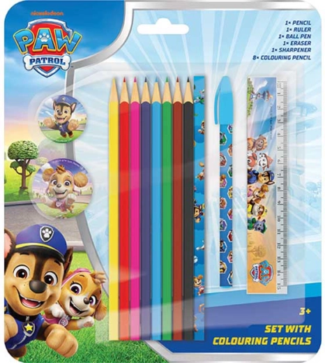 Paw Patrol Writing Set with Colored Pencils