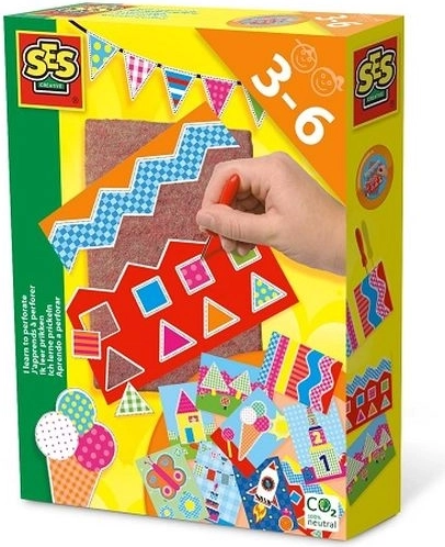 SES creative kit for kids – punch embossing with a stylus