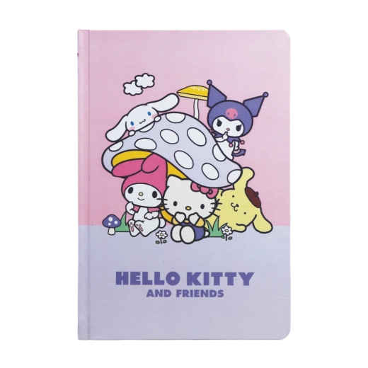 Hello Kitty ja sõbrad A5 märkmik Mushroom