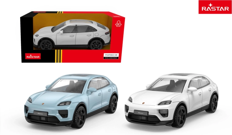 Metallist mänguauto Porsche Macan Rastar 1:43 sinine - 1 tk