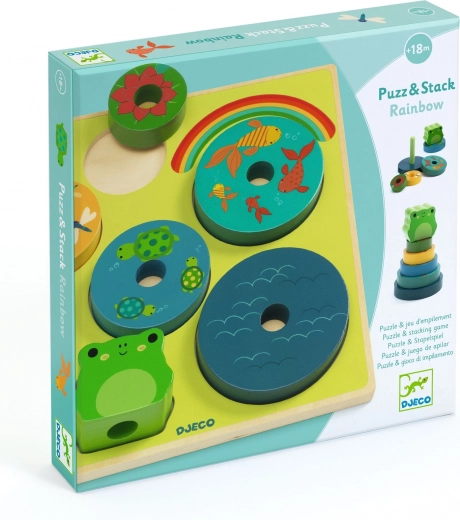 Puzz & Stack Vikerkaar firmalt Djeco