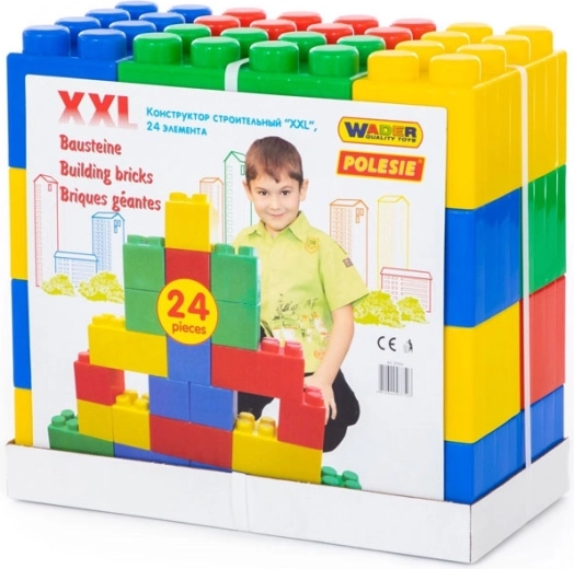 XXL ehitusklotsid 24 osa Wader