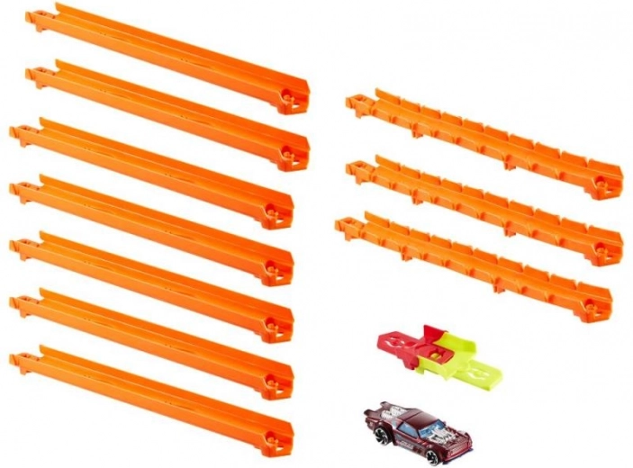 Hot Wheels Track Creator stardikomplekt rajaga ja autoga