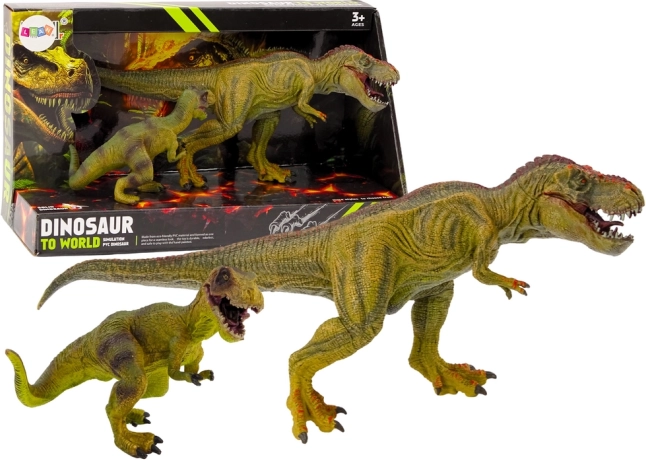 Tyrannosauruse figuurid väiksega