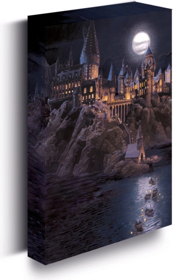 Illuminated LED Harry Potter Picture – Hogwarts Castle 30 × 40 cm