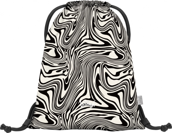Stylish backpack with psychedelic pattern