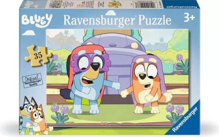 Ravensburgeri pusle Bluey – külaskäik vanaema juures, 35 tükki