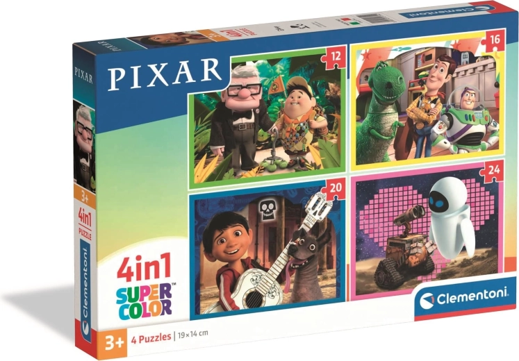 CLEMENTONI Puzzle Pixar Fairy Tales 4-in-1 (12, 16, 20 and 24 pieces)