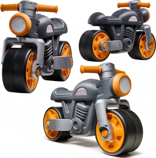 Retro ride-on toy for children from 12 months black