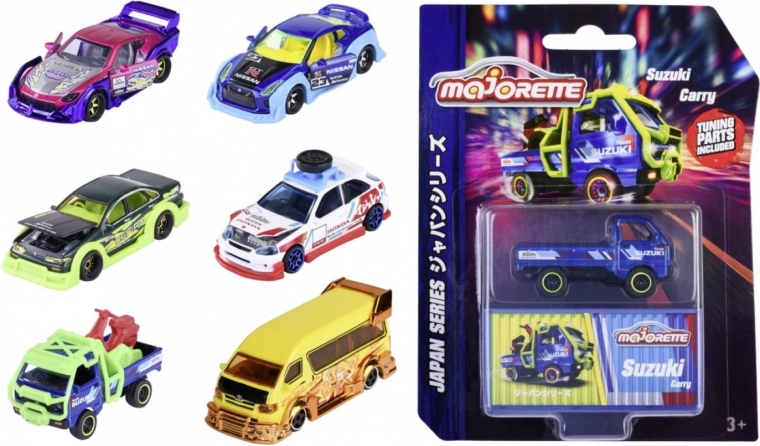 Majorette Japan Series Deluxe – kollektsioneeritavad metallist automudelid 1:64