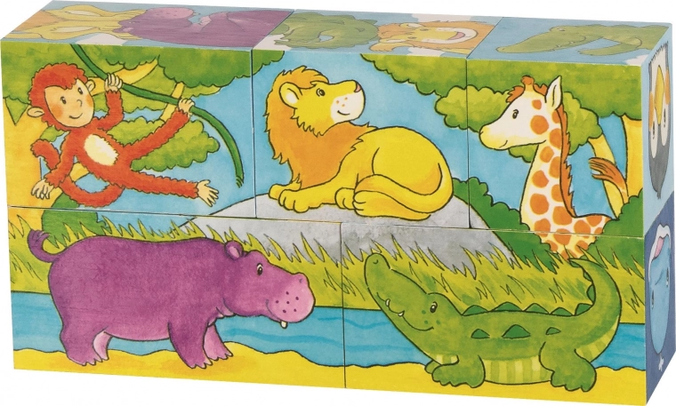 Puidust klotsid Safari ja Arktika, 5 klotsi