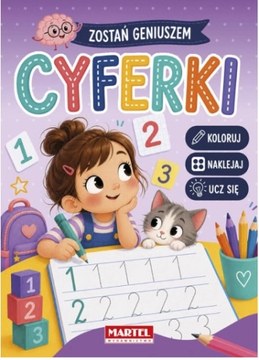 Become a Genius. Numbers with Stickers